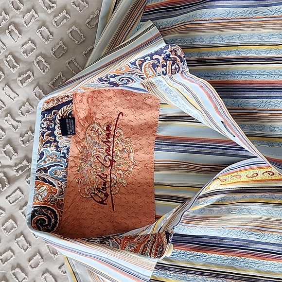 Robert Graham men's casual shirt. Large. - Picture 5 of 6